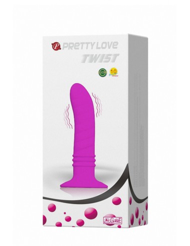 Plug anal vibrador Twist - Pretty Love