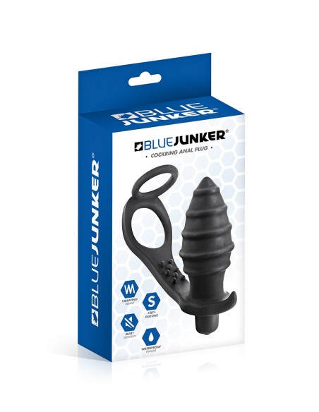 Plug anal vibrador y anillo de pene
