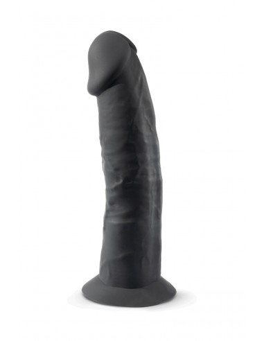 Schwarzer Doppeldildo 19 cm - Modell 2