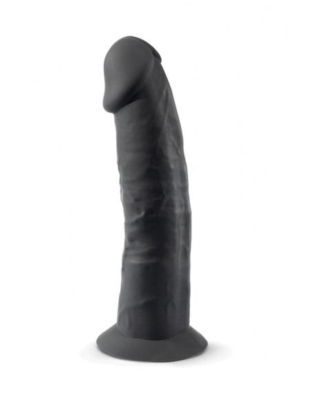 Schwarzer Doppeldildo 19 cm - Modell 2
