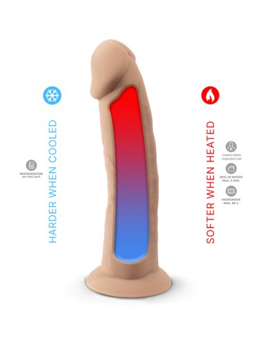 Consolador carne doble densidad 15 cm...