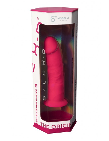 Dildo doble densidad rosa 15 cm - Modelo 2