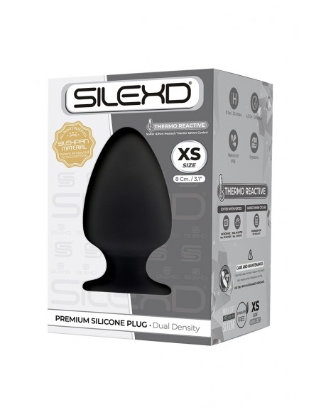 Plug anal The Original Model 1 noir 8 cm - SilexD