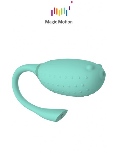 Verbundenes vibrierendes Ei Magic Fugu grün - Magic Motion