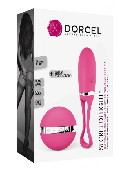 Secret Delight Vibrationsei mit Fernbedienung