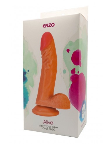 Enzo Realistischer Saugnapfdildo - Alive