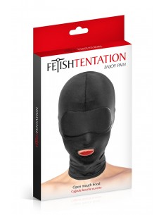 Cagoule BDSM bouche ouverte - Fetish Tentation 2
