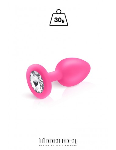 Tapón joya silicona rosa S - Hidden Eden