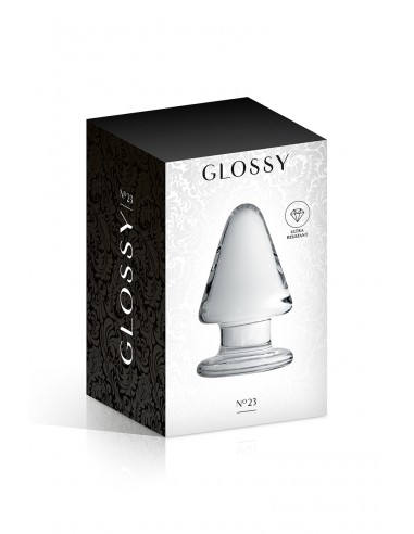 Glas-Analplug Glossy Toys Nr. 23 Klar