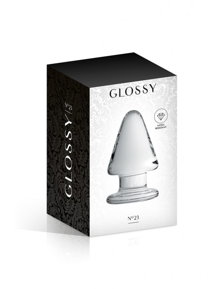 Plug anal de vidrio Glossy Toys No. 23 Clear