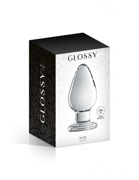 Glass Butt Plug Glossy Toys Nr. 25 Klar