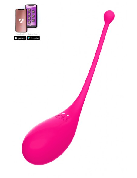 Palpitación de huevo vibrador conectado - Adrien Lastic