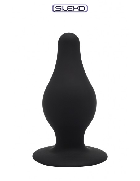 Plug anal The Original Model 2 noir 10,2 cm - SilexD
