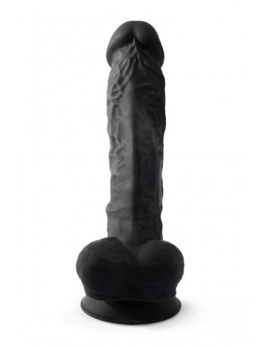 Consolador negro doble densidad 20 cm...