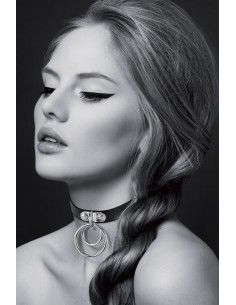 Collier Fetish avec double  anneau - Bijoux pour Toi