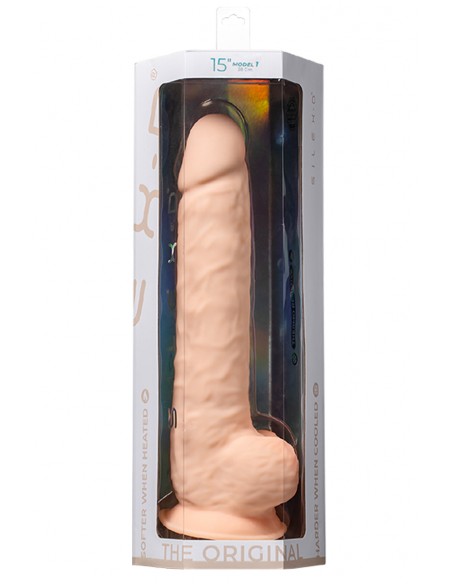 Dildo doble densidad XXL 38 x 7 cm - SilexD