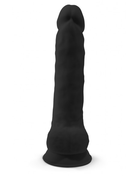 Dildo doble densidad XXL Negro 38 x 7 cm - SilexD