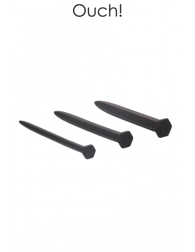 Set de 3 plugs urétraux Grands clous...