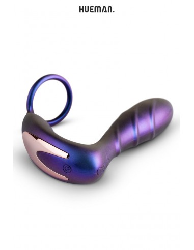 Plug vibrador y cockring Black Hole -...