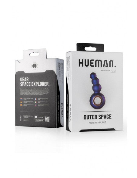 Vibrierender Analplug „Outer Space“ – Hueman