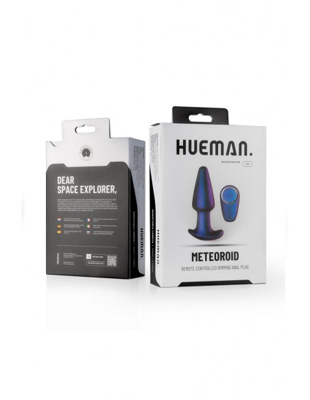 Meteoroid Fernbedienung Rotierender Butt Plug - Hueman