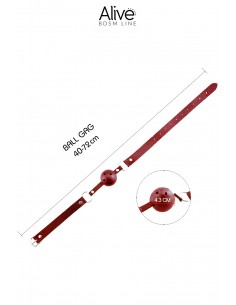 Baillon Discretion rouge - Alive 2