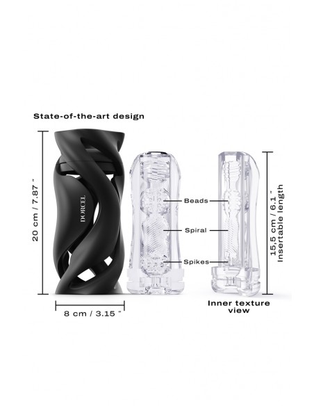 Dorcel Deep Blow Masturbator schwarz