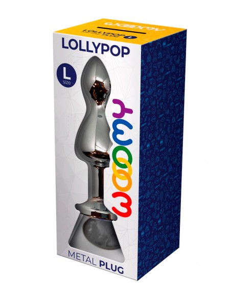 Joya tapón Lollypop transparente L - Wooomy