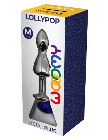 Joya tapón Lollypop azul M - Wooomy