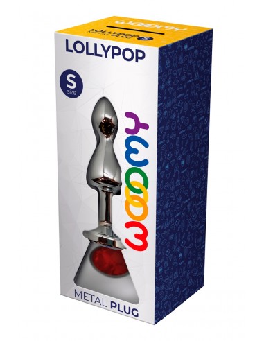 Schmuckstecker Lollypop rot S - Wooomy