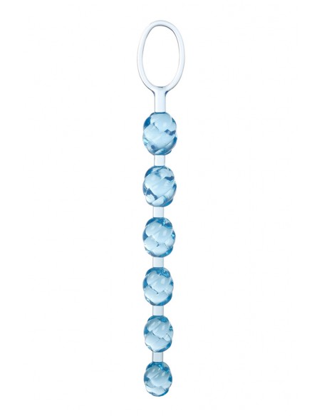 Perles anales CalExotics Swirl bleu
